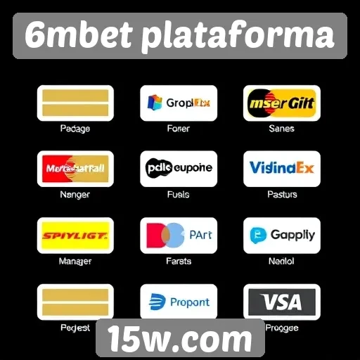 Opções de pagamento disponíveis no 6mbet plataforma
