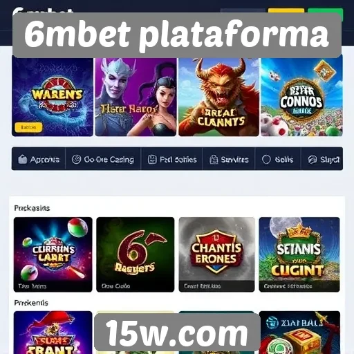 6mbet plataforma oferece variedade de jogos online